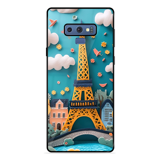 Eiffel Tower Printed Protective Phone Cover forSamsung Galaxy Note 9