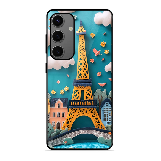 Eiffel Tower Printed Protective Phone Cover forSamsung Galaxy S24 5G