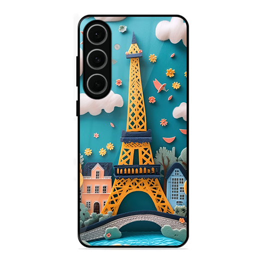 Eiffel Tower Printed Protective Phone Cover forSamsung Galaxy S24 Fe 5G