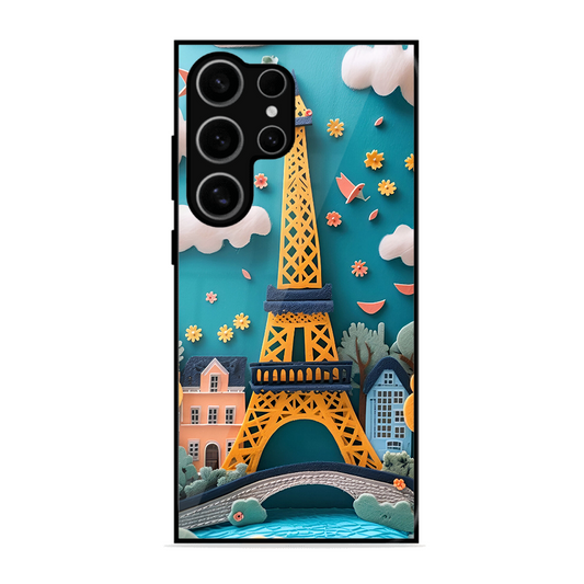 Eiffel Tower Printed Protective Phone Cover forSamsung Galaxy S24 Ultra 5G