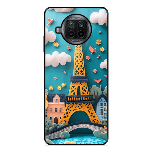 Eiffel Tower Printed Protective Phone Cover forXiaomi Mi 10I 5G