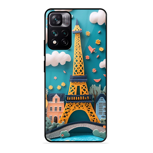 Eiffel Tower Printed Protective Phone Cover forXiaomi Mi 11I 5G