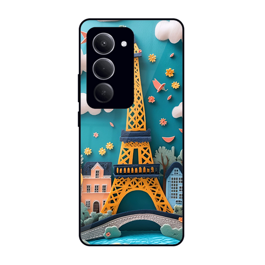 Eiffel Tower Printed Protective Phone Cover forXiaomi Mi 15 5G