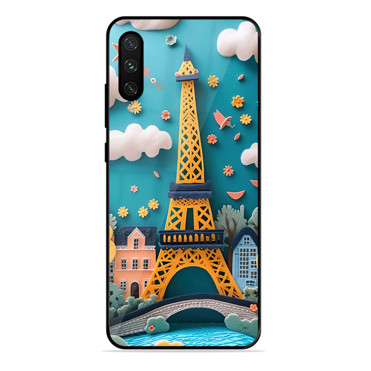 Eiffel Tower Printed Protective Phone Cover forXiaomi Mi A3
