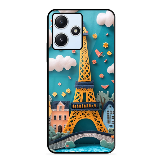 Eiffel Tower Printed Protective Phone Cover forXiaomi Redmi 12 5G