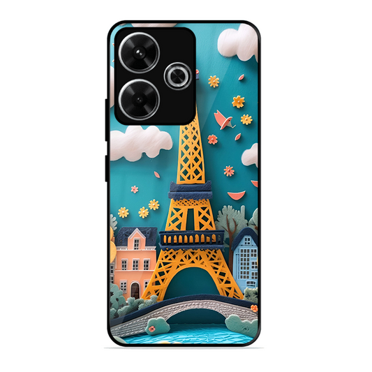 Eiffel Tower Printed Protective Phone Cover forXiaomi Redmi 13 5G