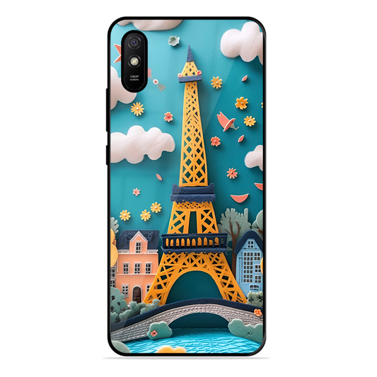 Eiffel Tower Printed Protective Phone Cover forXiaomi Redmi 9I