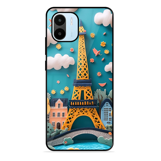 Eiffel Tower Printed Protective Phone Cover forXiaomi Redmi A1 2022