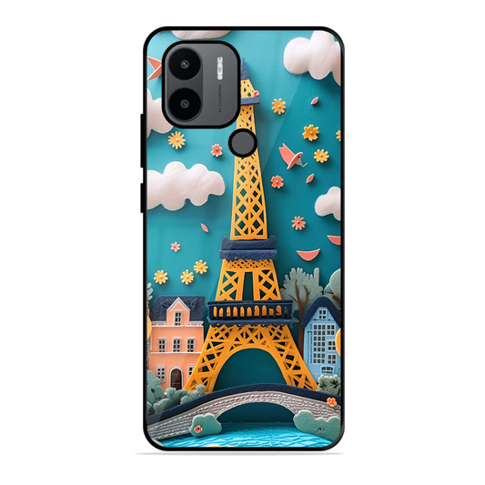 Eiffel Tower Printed Protective Phone Cover forXiaomi Redmi A2 Plus