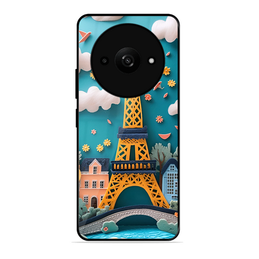 Eiffel Tower Printed Protective Phone Cover forXiaomi Redmi A3X