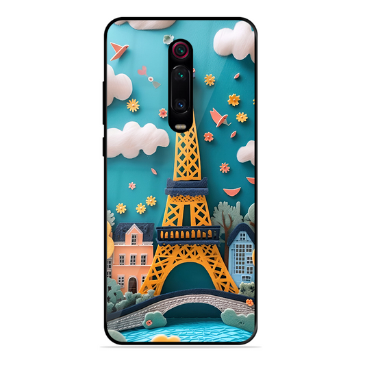Eiffel Tower Printed Protective Phone Cover forXiaomi Redmi K20 Pro