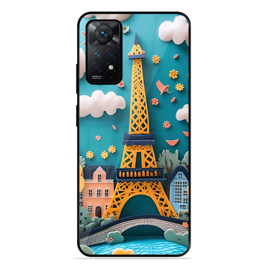 Eiffel Tower Printed Protective Phone Cover forXiaomi Redmi Note 11 Pro Plus 5G