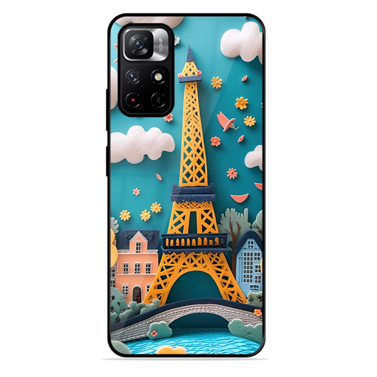 Eiffel Tower Printed Protective Phone Cover forXiaomi Redmi Note 11T 5G