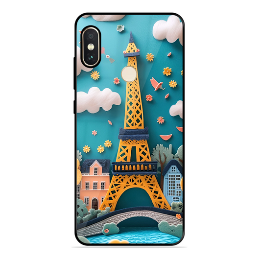 Eiffel Tower Printed Protective Phone Cover forXiaomi Redmi Note 5 Pro