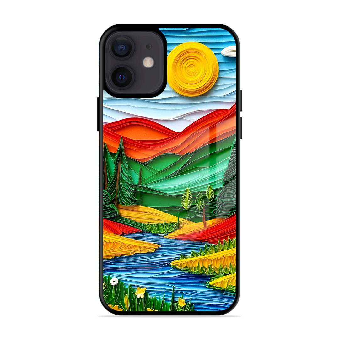 Lake Beauty Printed Protective Phone Cover for iPhone 12 Mini