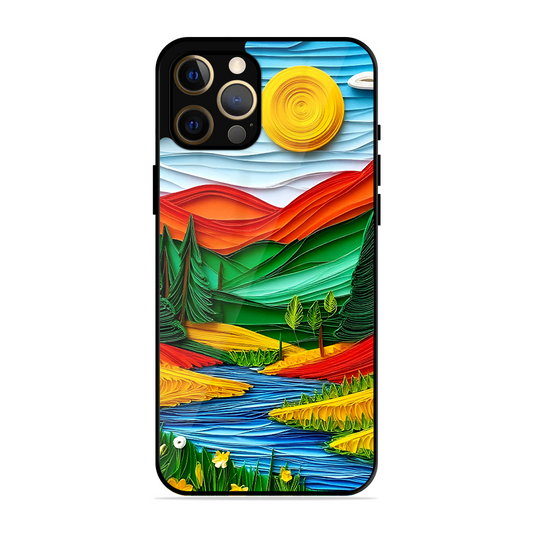 Lake Beauty Printed Protective Phone Cover for iPhone 12 Pro Max