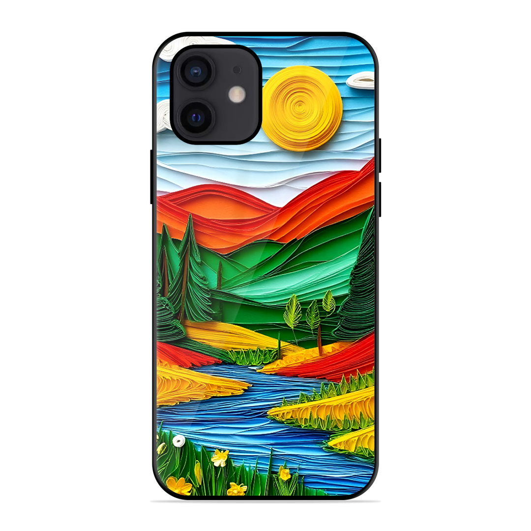 Lake Beauty Printed Protective Phone Cover for iPhone 12