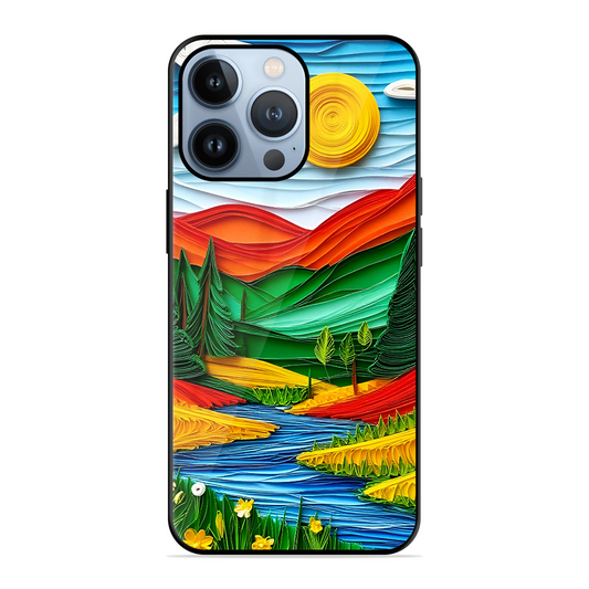 Lake Beauty Printed Protective Phone Cover for iPhone 13 Pro