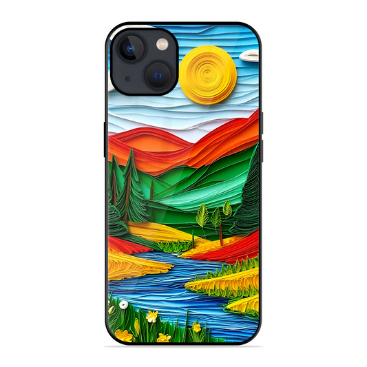 Lake Beauty Printed Protective Phone Cover for iPhone 13