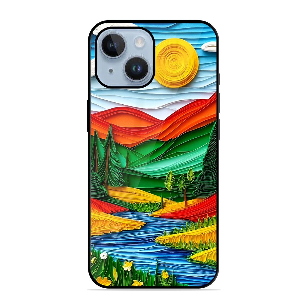 Lake Beauty Printed Protective Phone Cover for iPhone 14 Plus
