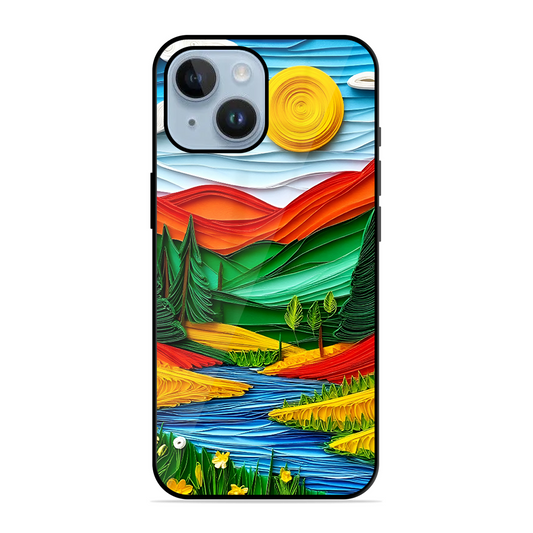 Lake Beauty Printed Protective Phone Cover for iPhone 14 Plus