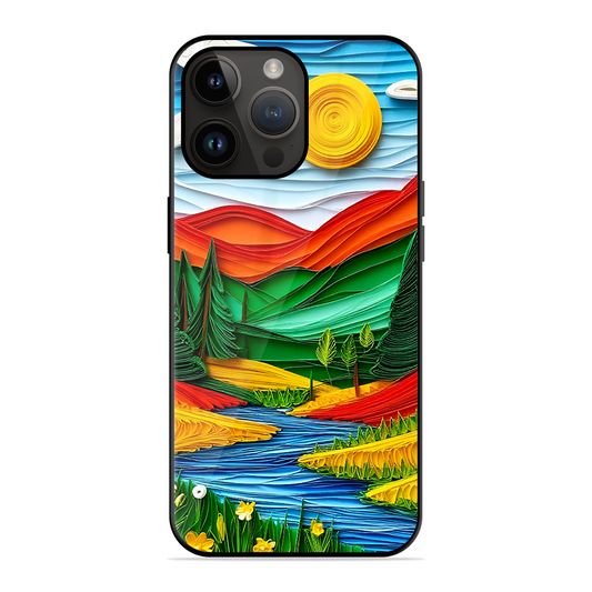 Lake Beauty Printed Protective Phone Cover for iPhone 14 Pro