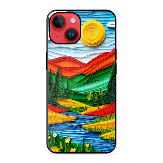 Lake Beauty Printed Protective Phone Cover for iPhone 14