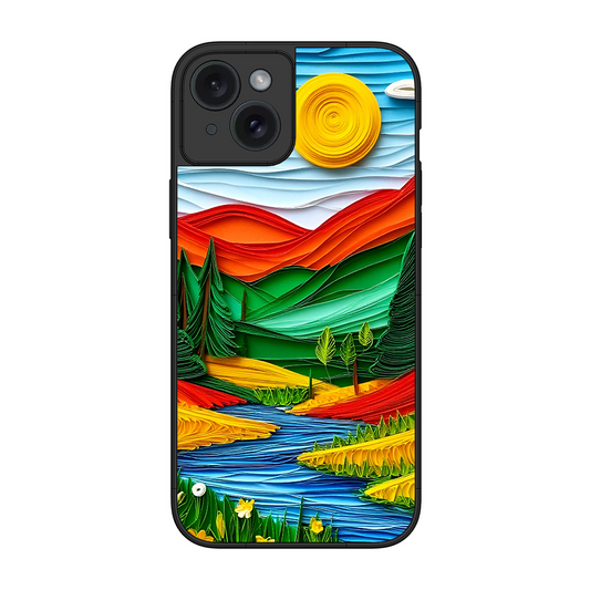 Lake Beauty Printed Protective Phone Cover for iPhone 15 Plus