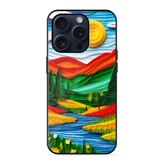Lake Beauty Printed Protective Phone Cover for iPhone 15 Pro Max