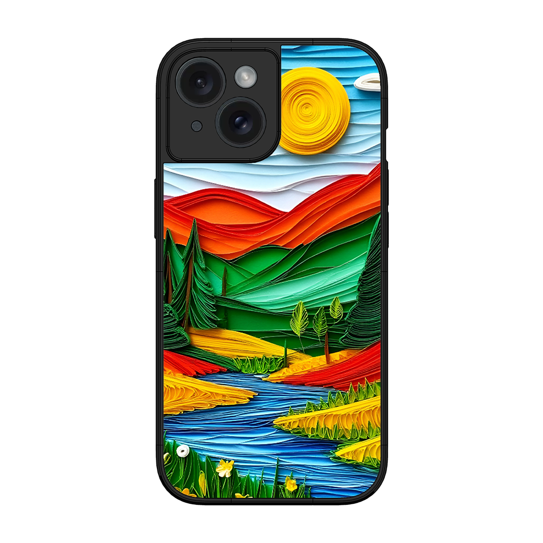 Lake Beauty Printed Protective Phone Cover for iPhone 15