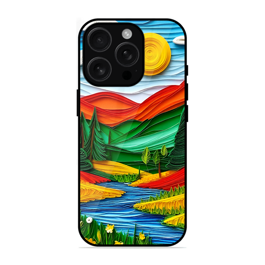 Lake Beauty Printed Protective Phone Cover for iPhone 16 Pro
