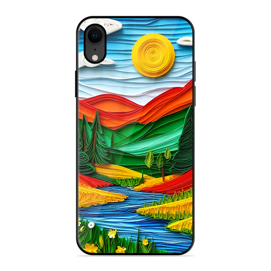 Lake Beauty Printed Protective Phone Cover for iPhone XR