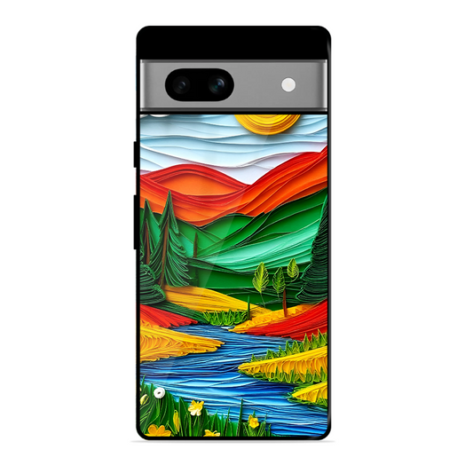 Lake Beauty Printed Protective Phone Cover for Google Pixel 7A