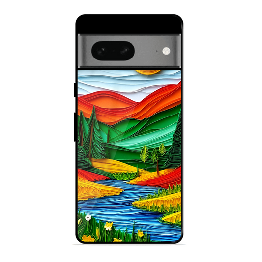 Lake Beauty Printed Protective Phone Cover for Google Pixel 7