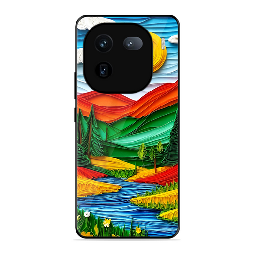 Lake Beauty Printed Protective Phone Cover for Iqoo 12 5G