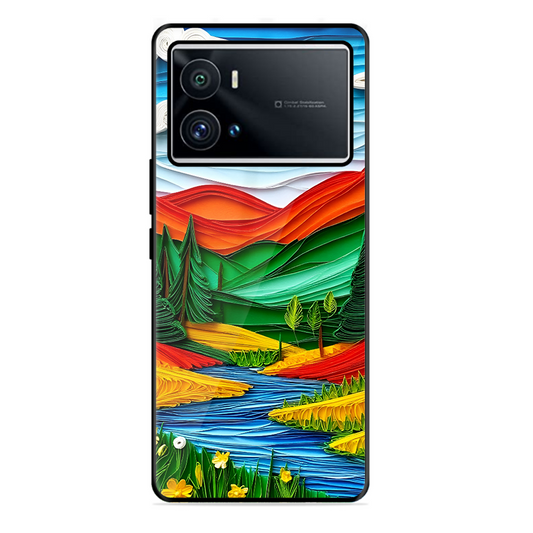 Lake Beauty Printed Protective Phone Cover for Iqoo 9 Pro