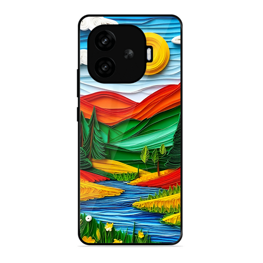 Lake Beauty Printed Protective Phone Cover for Iqoo Neo 10R 5G