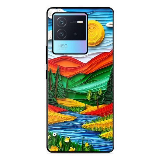 Lake Beauty Printed Protective Phone Cover for Iqoo Neo 6 5G