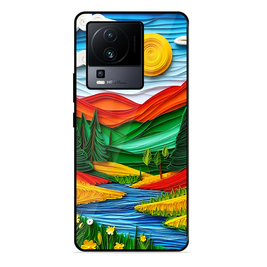 Lake Beauty Printed Protective Phone Cover for Iqoo Neo 7 5G