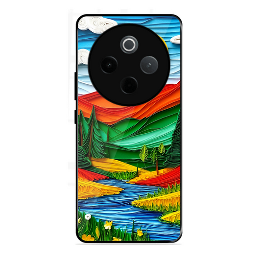 Lake Beauty Printed Protective Phone Cover for Iqoo Z10 5G