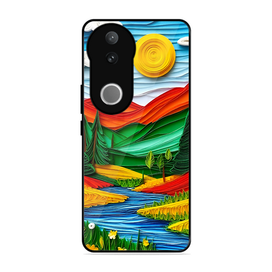 Lake Beauty Printed Protective Phone Cover for Iqoo Z10R 5G