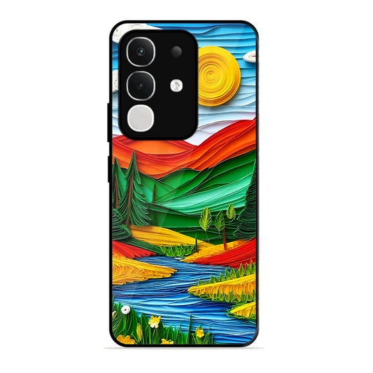 Lake Beauty Printed Protective Phone Cover for Iqoo Z10X 5G