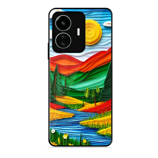 Lake Beauty Printed Protective Phone Cover for Iqoo Z6 Lite
