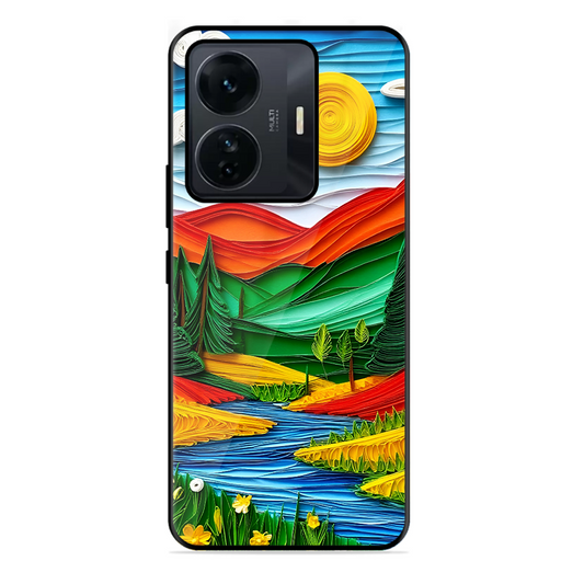 Lake Beauty Printed Protective Phone Cover for Iqoo Z6 Pro