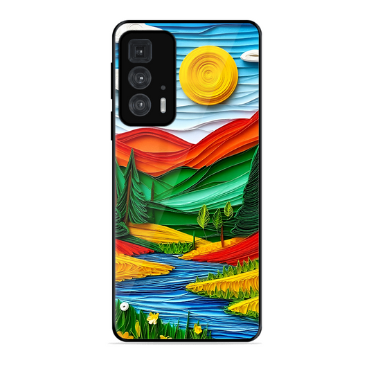Lake Beauty Printed Protective Phone Cover for Motorola Edge 20 Pro