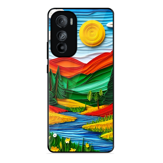 Lake Beauty Printed Protective Phone Cover for Motorola Moto Edge 30