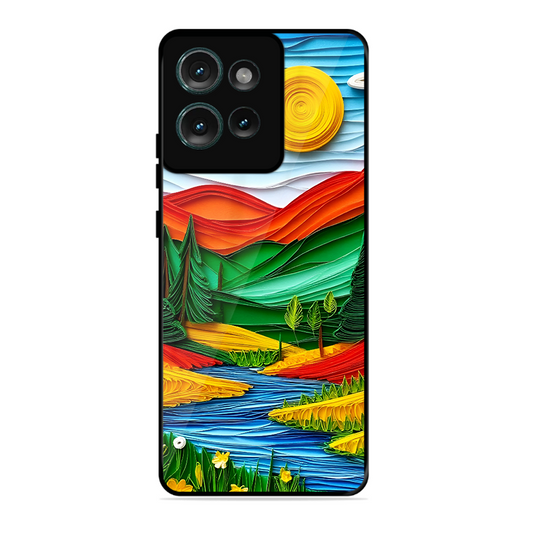Lake Beauty Printed Protective Phone Cover for Motorola Moto Edge 50 5G