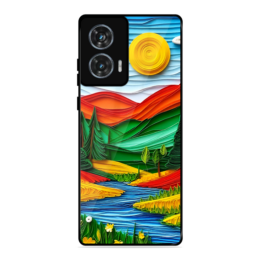 Lake Beauty Printed Protective Phone Cover for Motorola Moto Edge 50 Fusion 5G