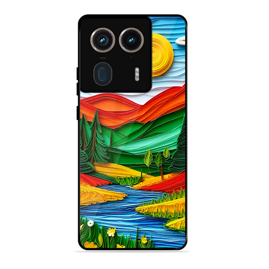 Lake Beauty Printed Protective Phone Cover for Motorola Moto Edge 50 Ultra 5G