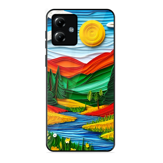 Lake Beauty Printed Protective Phone Cover for Motorola Moto G14